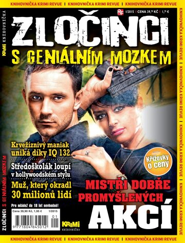 Obálka e-magazínu Knihovnička Krimi revue 1/15