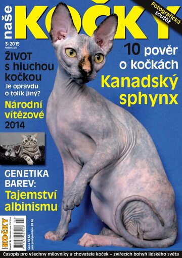 Obálka e-magazínu Naše kočky 3/2015