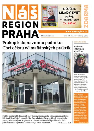Obálka e-magazínu Náš Region - Praha 11/2023