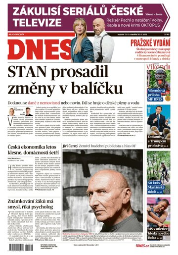 Obálka e-magazínu MF Dnes 19.8.2023