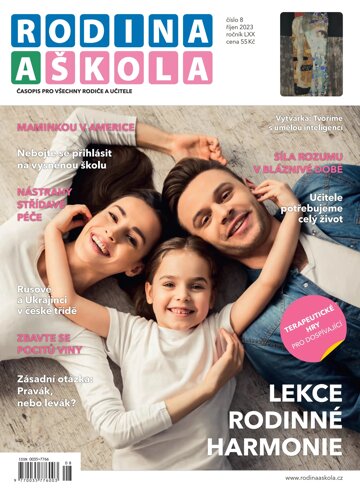 Obálka e-magazínu Rodina a škola 8/2023