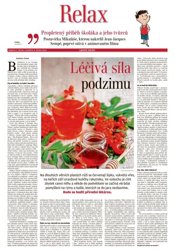 Obálka e-magazínu LN+ Čechy - 7.10.2023
