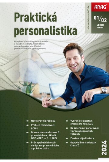 Obálka e-magazínu Praktická personalistika 1–2/24