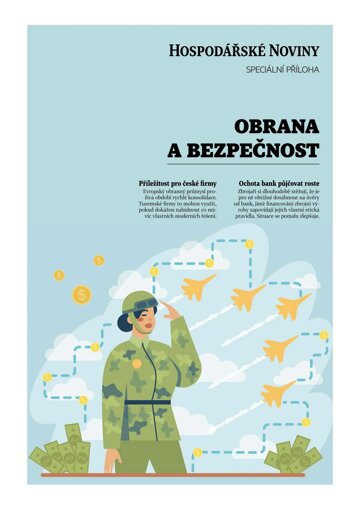 Obálka e-magazínu Hospodářské noviny - příloha 094 - 16.5.2024 Obrana a bezpečnost