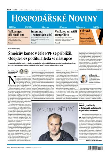 Obálka e-magazínu Hospodářské noviny 084 - 2.5.2025