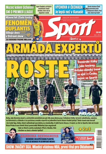 Obálka e-magazínu Sport 24.6.2025