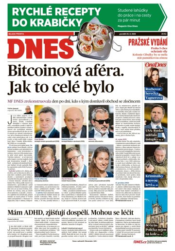 Obálka e-magazínu MF Dnes 25.8.2025