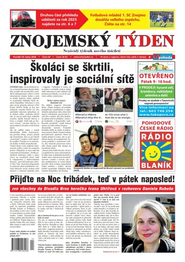 Obálka e-magazínu Znojemský týden 4/2026