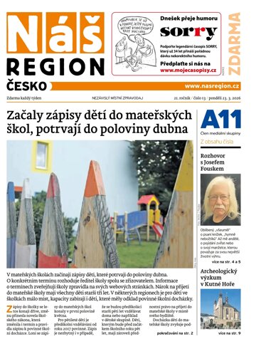 Obálka e-magazínu Náš Region - Česko