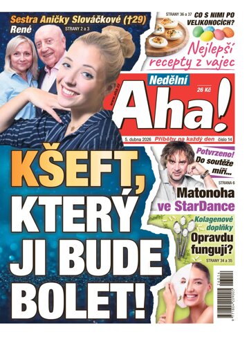 Obálka e-magazínu Nedělní AHA! 5.4.2026