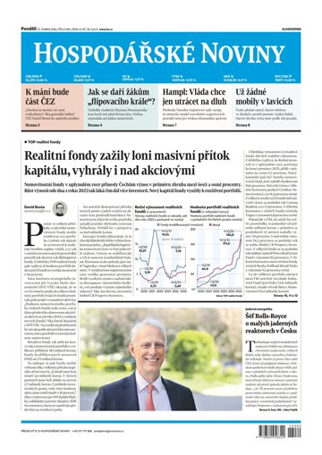 Obálka e-magazínu Hospodářské noviny 080 - 27.4.2026