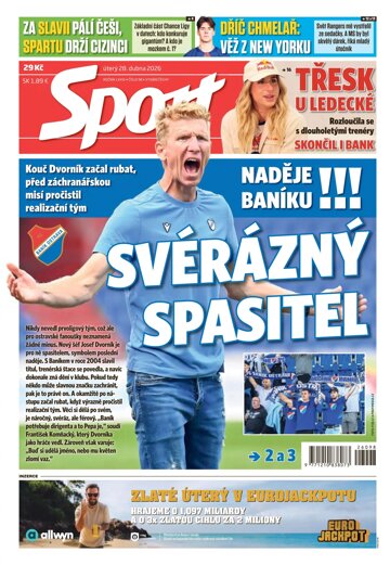 Obálka e-magazínu Sport 28.4.2026