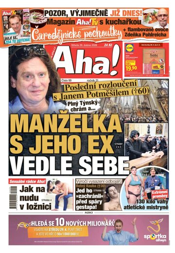 Obálka e-magazínu AHA! 29.4.2026