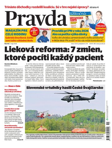 Obálka e-magazínu Pravda 7. 5. 2026