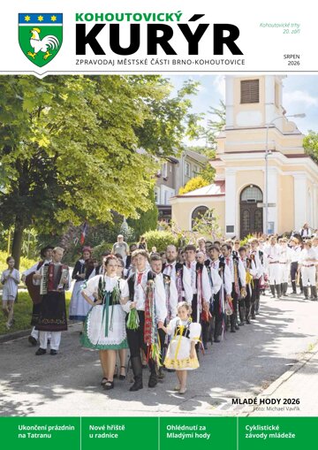 Obálka e-magazínu Kohoutovický Kurýr 8/2026