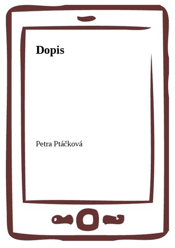 Obálka knihy Dopis