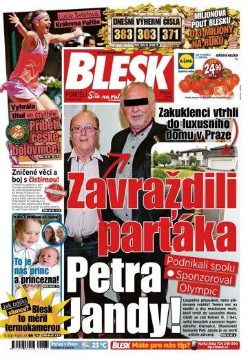 Obálka e-magazínu Blesk 8.6.2015