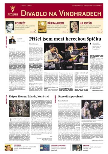 Obálka e-magazínu Hospodářské noviny - příloha 112 - 11.6.2015 Divadlo na Vinohradech