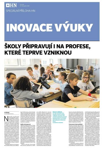 Obálka e-magazínu Hospodářské noviny - příloha 223 - 19.11.2015 příloha Inovace výuky