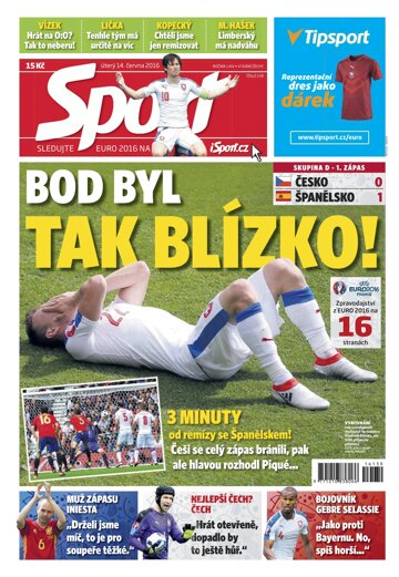 Obálka e-magazínu Sport 14.6.2016