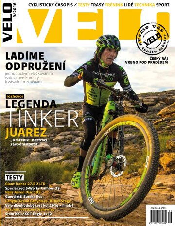 Obálka e-magazínu Velo 9/2016