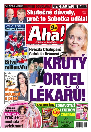 Obálka e-magazínu AHA! 6.5.2017