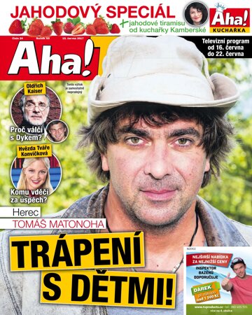 Obálka e-magazínu AHA! Tv - 15.6.2017