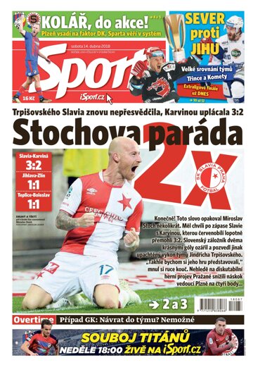 Obálka e-magazínu Sport 14.4.2018