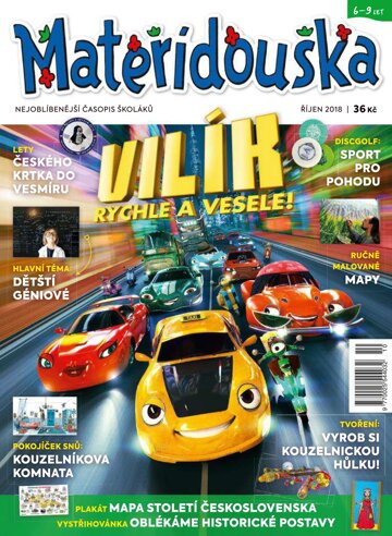 Obálka e-magazínu Mateřídouška 10/2018