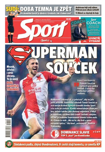 Obálka e-magazínu Sport 4.6.2019