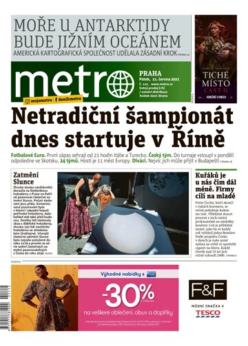 Obálka e-magazínu deník METRO 11.6.2021