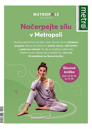 Obálka e-magazínu deník METRO 14.10.2021