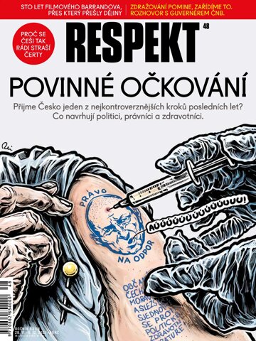 Obálka e-magazínu Respekt 48/2021