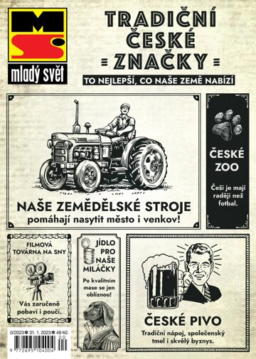 Obálka e-magazínu Mladý svět Speciál: Tradiční české značky