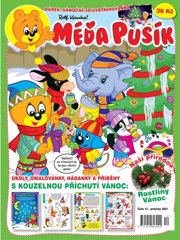 Obálka e-magazínu Méďa Pusík 12/2021