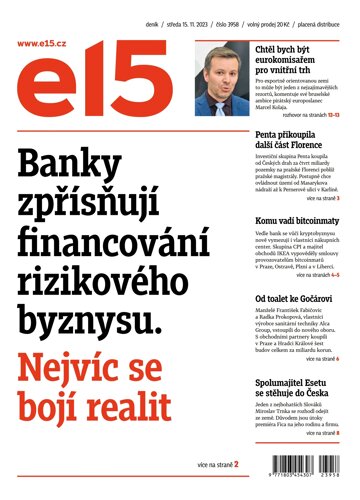 Obálka e-magazínu E15 15.11.2023