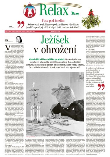 Obálka e-magazínu LN+ Morava - 23.12.2023