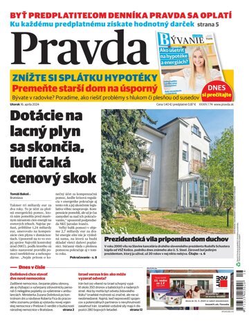 Obálka e-magazínu Pravda 16. 04. 2024