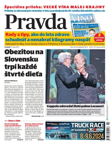 Obálka e-magazínu Pravda 27. 5. 2024