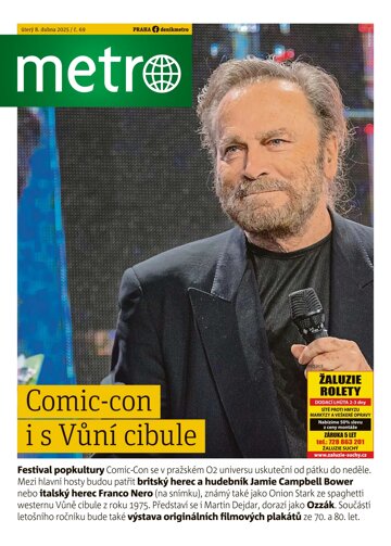 Obálka e-magazínu deník METRO 8.4.2025