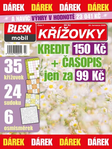 Obálka e-magazínu BleskMobil křížovky BL - 7/2025