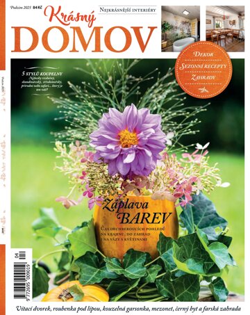 Obálka e-magazínu Krásný domov PODZIM 2025