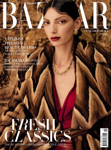 Obálka e-magazínu Harper’s Bazaar 11/2025