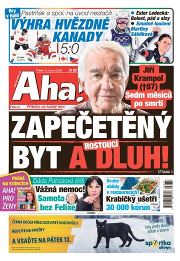 Obálka e-magazínu AHA! 13.2.2026