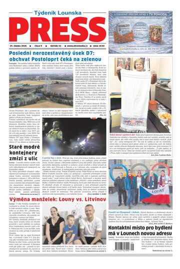 Obálka e-magazínu Lounský press 9/26
