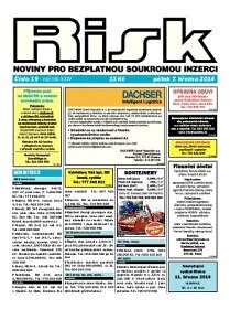 Obálka e-magazínu Risk 19/2014