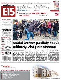 Obálka e-magazínu E15 8.4.2014