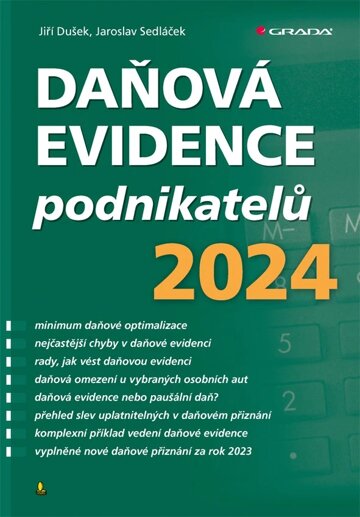 Obálka knihy Daňová evidence podnikatelů 2024