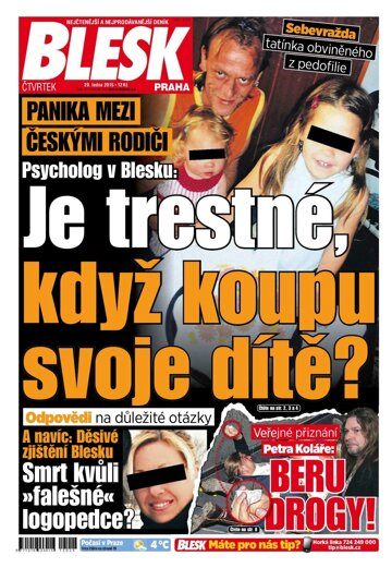 Obálka e-magazínu Blesk 29.1.2015