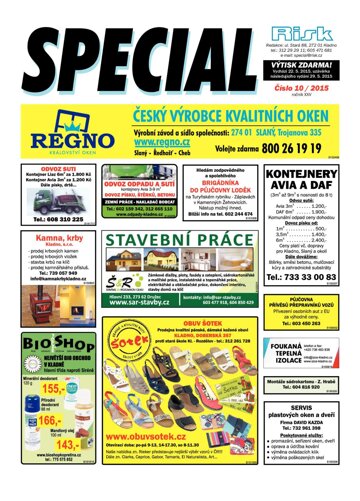 Obálka e-magazínu Special 10/2015